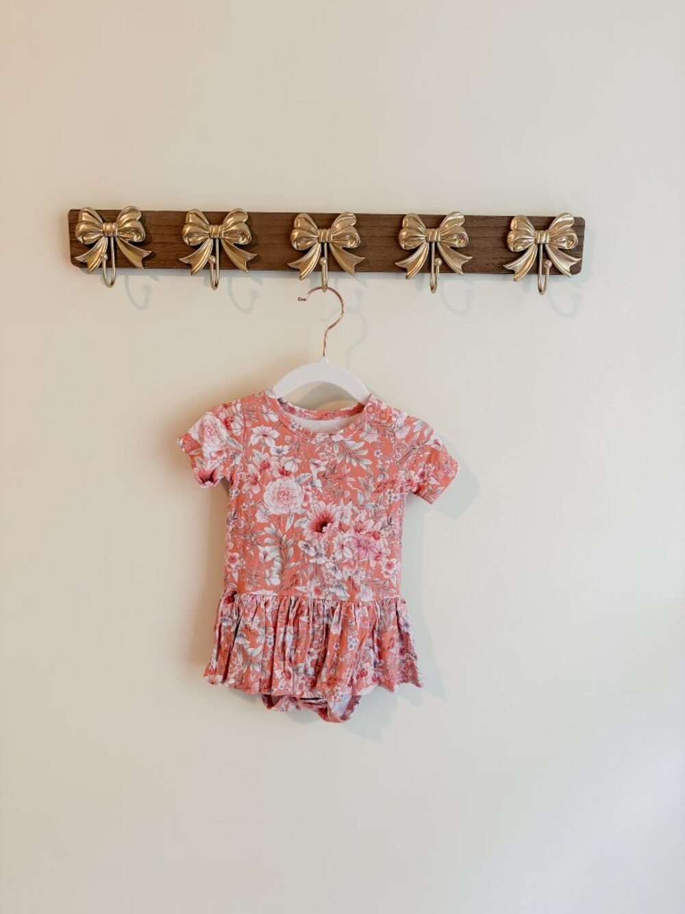 Gigi and Max 12M Floral Baby Dress with Ruffle Hem
